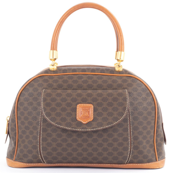 CELINE Brown Leather Bag - Picture 1 of 13